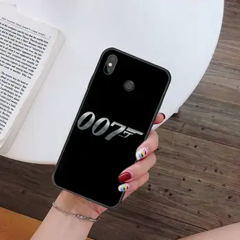James bond 007 Primeru Telefon Za Xiaomi Redmi 7 9t 9se k20 mi8 max3 lite 9 opomba 8 9 10 pro Mehki Silikonski Lupini Kritje Funda