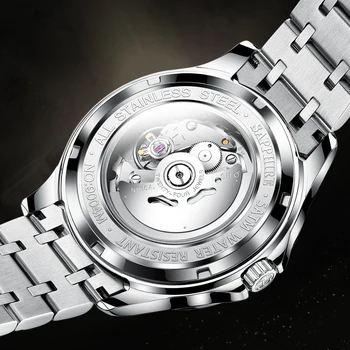 Japonska SIEKO Samodejno Modni Posel Gibanje Royal Design Moških Vrh Švica blagovne Znamke Koledar Moški Mehanske Zapestne Watch