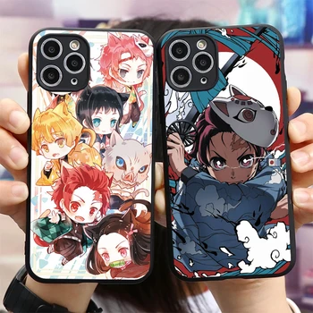Japonske Anime Demon Slayer Primeru Telefon Za Samsung A31 A32 A71 A72 A70 A51 A52 A50 A42 A41 A40 A10S A11 A01 Opomba 20 10 Skladi Pokrov