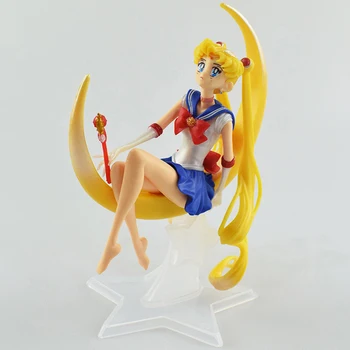 Japonski Anime Slika Sedel Dekoracijo Zbiranje Pvc Model Lutka Igrače Za Otroke, Odrasle Doma Dekor Figur Darilo Za Rojstni Dan