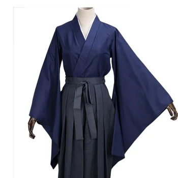 Japonski Kimono Moških in Žensk Kendo Enotno Hakama Aikido Uniforme Cosplay Določa Kung Fu Enotno Judo Borilne veščine Oblačila