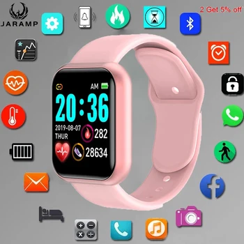 JARAMP Digitalni Smart šport gledam Ženske ure digitalne led elektronski ročno uro Bluetooth fitnes ročno uro Moških otroci ur