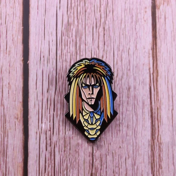 Jareth Goblin Kralj značko Labirint film zgleduje pin David Bowie navijači darilo kult nakit