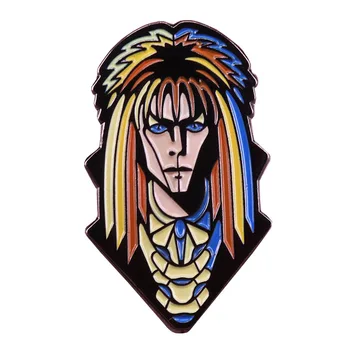 Jareth Goblin Kralj značko Labirint film zgleduje pin David Bowie navijači darilo kult nakit