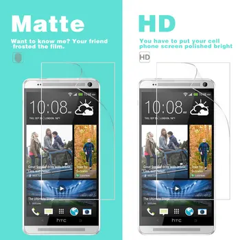 Jasno HD Glossy Film Za HTC ME M10 M4 M7 M8 M9 M9s Max Plus Prime Oči Mini Mat Film Anti-Fingerprint Screen Protector