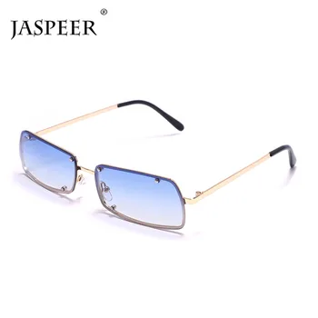 JASPEER 2021 Novi Punk Pravokotnik sončna Očala Moških Steampunk sončna Očala za Ženske Zakovice Odtenki UV400 Očala Samice Očala