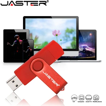 JASTER multi-funkcijo ključek USB OTG Tip-C po meri logo 32GB 64GB 8GB 16GB 4GB usb disk Micro USB USB ključ