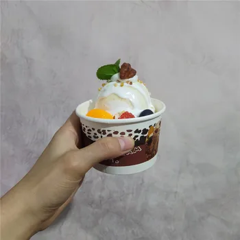Jedilnica hotelski restavraciji jedo victualing hiša pekarna trgovina trgovina dekor ponaredek torto simulacije sundae cup sladoled model