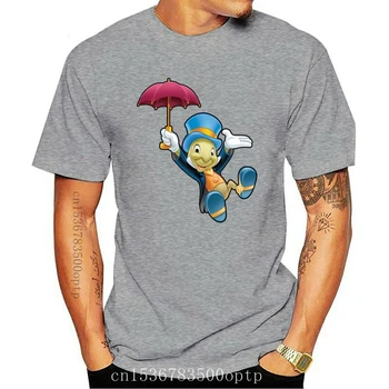 Jiminy Kriket mens t-shirt vrhovi tees fitnes hip hop moških bombaž tshirts oblačil super velik velikosti ZL
