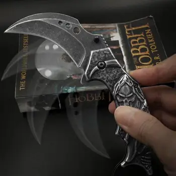 JUFULE Prvotni načrt Deadpool Karambit zložljiva kamp žep Preživetje EOS orodje Taktično prostem lov flipper kuhinjski nož