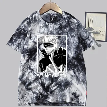 Jujutsu Kaisen Sleeve T-shirt Street Gojo Satoru Print Summer T-shirt Streetwear