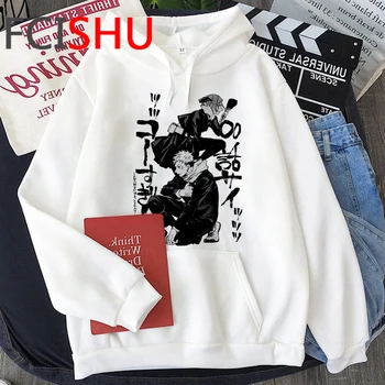 Jujutsu Kaisen Yuji Itadori hoodies moških hip hop natisnjeni moške jopice, ki so hoody plus velikost harajuku