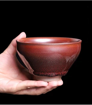 JZ071 Kitajske Dinastije Song Slog Jian Ware Posodo za Čaj-Porcelan Japonski Slog Velike Matcha Čaj Skledo, Kave, Vina Pokal/JIANZHAN
