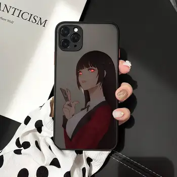 Kakegurui Jabami Yumeko Japonski Anime Telefon Primerih mat prozorno Za iphone 7 8 11 12 plus mini x xs xr pro max pokrov