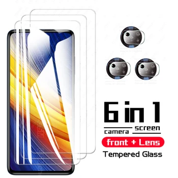Kaljeno Steklo za Xiaomi Poco F3 Zaslon Patron Stekla PhonePoco F3 Fotoaparat Film Pocco Poko F3 X3 Pro M3 11 Zaščitno Steklo