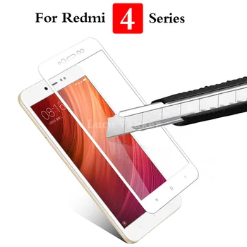 Kaljeno Steklo za Xiaomi Redmi Opomba 3 4x 4 X 4a Ne X4 A4 Redme Remi Rdeče Mi Ax Screen Protector Popolno Zaščito Varnosti Film 9h