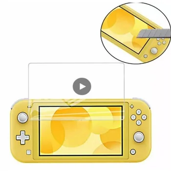 Kaljeno Steklo Zaščitnik Zaslon HD Full Screen Film Trdoto Anti-razbila Anti-scratch eksplozijam Za Nintendo Stikalo Lite