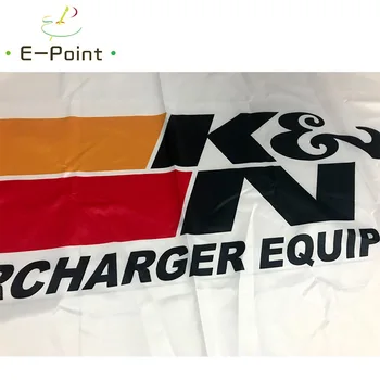 K&N Filtercharger Opremljen Zastavo 3 m*5 m (90*150 cm) Velikost Božični Okraski za Dom Zastava Banner Darila