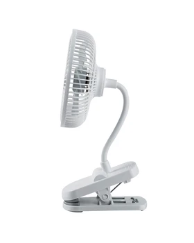 KASYDoFF Mini Posnetek Ventilator za ponovno Polnjenje 360 Nastavljiv Baby Voziček Prenosni Ventilator za Mizo Home Office Domu in Spalnica Hlajenje