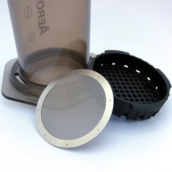 Kava Kovinski Filter - za Večkratno uporabo iz Nerjavečega Jekla Filter Za Aeropress aparat za Kavo Večkratno uporabo Filtrov 3pcs