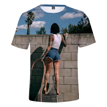 Kehlani 3D Print Majica s kratkimi rokavi Ženske, Moške Poletne Kratek Rokav Kehlani Harajuku Tshirt Priložnostne Moda Ulične Oblačila 2021