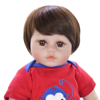 KEIUMI Čudovit Rodi Otroka Silikonski 48 cm Realne Polnjene Lutka Prerojeni Boneca Dotik Mehka Mali Človek Za Boy Otroci Soigralec Darilo