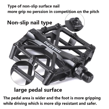 KEMIMOTO Ultralahkimi, 3 Ležaji Pedala za Kolesa, Bike Pedala Anti-slip Footboard Nosijo Hitro Sprostitev Zlitine Aluminija Kolo Accessorie