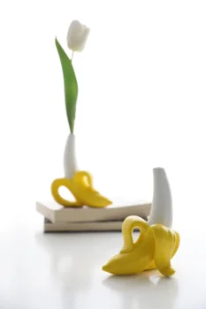 Keramični Banana Vaza Za En Cvet Majhne Dekorativne Namizni Vaza Polnila Lepe Sadje Okraski Nordijska Domači Kuhinji Odlikovanja