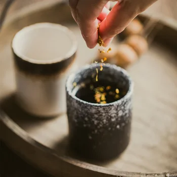 Keramični Teacup Japonski Čaj Skledo, 150 ml 180 ml Letnik Tea Cup Domov Skodelice Vode Posoda Teaware Drinkware Kave Vrč Vina Vrčkov