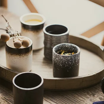 Keramični Teacup Japonski Čaj Skledo, 150 ml 180 ml Letnik Tea Cup Domov Skodelice Vode Posoda Teaware Drinkware Kave Vrč Vina Vrčkov