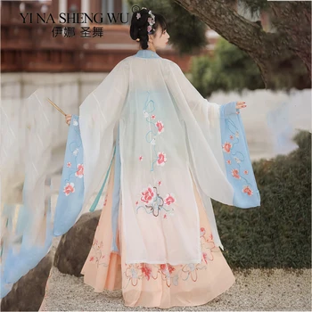 Kitajska Obleka Ženske Hanfu Dekle Han Dinastije Ples Lady Pravljice, Cosplay Oblačila Orientalski Stari Princ Nastavite Tradicionalna Narodna Noša