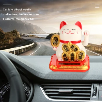 Kitajski Srečen Mačka Bogastvo Kodranje Tresenje Roke Fortune Dobrodošli Mačka Lepe Figurice Miniature Doma Dekor Obrti Art Shop Hotel Dekor