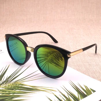 Klasična Okrogla Vintage sončna Očala Ženske Modne blagovne Znamke Design Ogledalo sončna Očala Ženski Odtenki Retro Gafas Oculos De Sol UV400