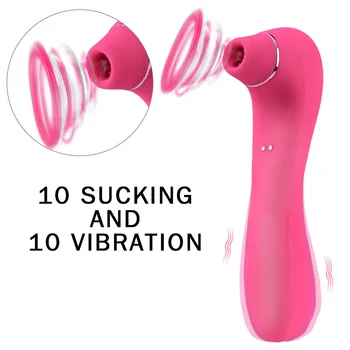 Klitoris Bedak Vibrator Nastavek Sesanju Stimulator Klitorisa Ustni Lizanje Jezika z vibriranjem Dildo, Vibrator Sex Igrače za Ženske