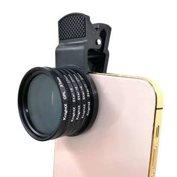 KnightX Profesionalno Kamero Telefona Makro Objektiv CPL Star Variabilni ND Filter za vse pametne telefone, 37 mm povprečno 40,5 mm 52 mm 55mm 58mm