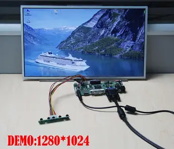 Komplet za B156HB01 V0 Zaslonu HDMI+DVI+VGA LCD LED 15.6