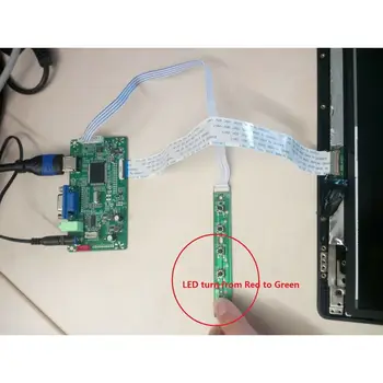 Komplet za NV116WHM-T00/N42/A20/A23/T03 Krmilnik Odbor 40pin 1366 x 768 Voznik HDMI je združljiv VGA EDP Plošča LED Monitor LCD 11.6