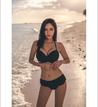 Koreja Različnih Bikini Modne Seksi Slim Hujšanje Majhne Prsi Zbrali, Plaža, Bikini Ženske Kopalke