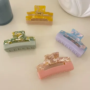 Korejski Akril Acetat Preplete Zgrabi za Lase Sponke za Lase Klešče za Ženske Poletje Candy Barve Lasnice Pribor za Lase Pokrivala Darila