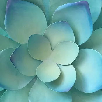 Kovinski Cvetje Stenski Dekor Zunanjo Umetnosti Velike Lotus Beli Cvet za Spalnico, dnevno Sobo, Teraso Domov Vrata Dekoracijo 14.2