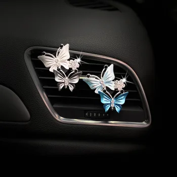 Kovinski metulj avtomobilskih parfum dekoracijo clipAutomotive izdelkov za ženske Barva metulja avto osvežilcev zraka dekoracijo