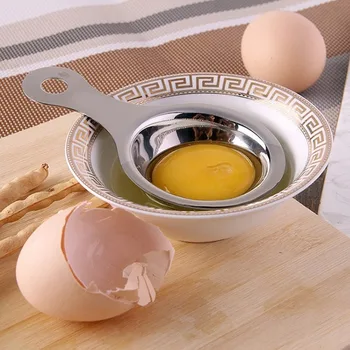 Kuhinja Material Iz Nerjavnega Jekla, Jajčni Rumenjak Ločilo Se Uporablja, Da Bi Torto (Barva: Srebrna)
