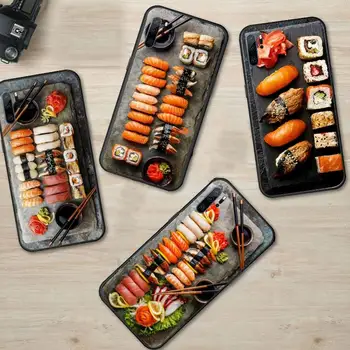 Kuhinje suši Japonska hrana okusna Primeru Telefon Za Huawei Y5 Y6 II Y7 Y9 PRIME 2018 2019 NOVA3E P20 PRO P10 Čast 10