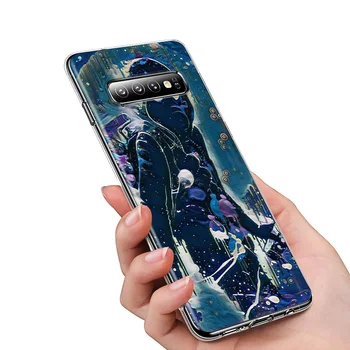 Kul Plinsko Masko Smeška Za Samsung Galaxy Note 20 Ultra 10 9 8 S10 S10E S9 S8 S7 Plus 5G Rob Mehko Primeru Telefon