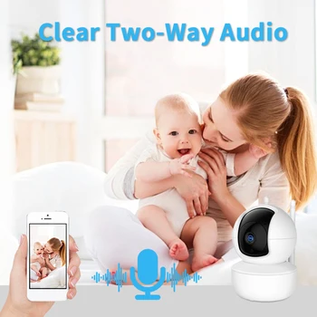Kupola Wifi IP Kamera 1080P Brezžični Infrardeči Night Vision Camera Zaprtih 360° Baby Monitor IP Pes Pet Kamera Za Home Security
