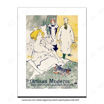 L ' artisan moderne (1896), ki jih Henri Toulouse-Lautrec. Fine art poster tiskanje.