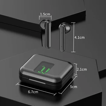 L12 TWS Bluetooth 5.0 Slušalke Brezžične Nepremočljiva Čepkov 9D Stereo Šport, Glasbo, Slušalke Z Mikrofonom Za Telefon