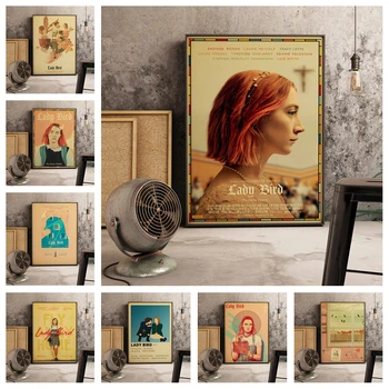 Lady Bird Klasičen Ameriški Film Serije Kakovosti Platno Slikarstvo Plakat, Spalnica, Dnevni Bar Cafe Retro Umetnosti Doma Stenski Dekor Sliko
