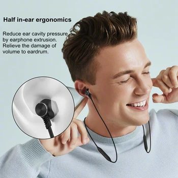 Langsdom L5B Brezžične Slušalke Bluetooth-združljive Slušalke za Xiaomi Šport Gaming Slušalke z Mikrofonom Pol in-ear Slušalke