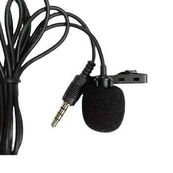 Lavalier Mikrofon je Primeren Za Mobilni Telefon Snemanje Mikrofona Visoka Občutljivost Anti-motnje Mikrofon Jedro